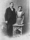 Oscar and Alma Peterson Wedding 1898