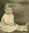 Shirley as a baby