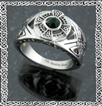 Stainless Celtic Cross Ring