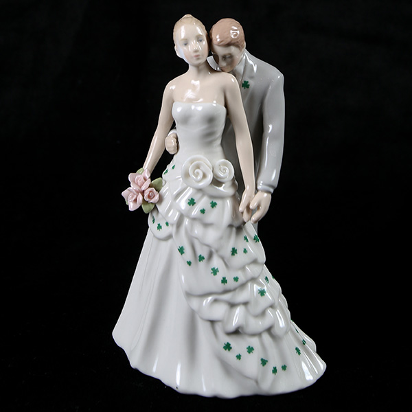 Irish  Scottish Claddagh Ring Wedding Cake Topper