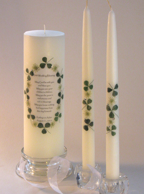  crystals and printed with the traditional Irish Wedding Blessing