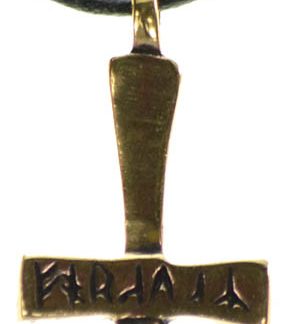 Bronze Rune Thors Hammer