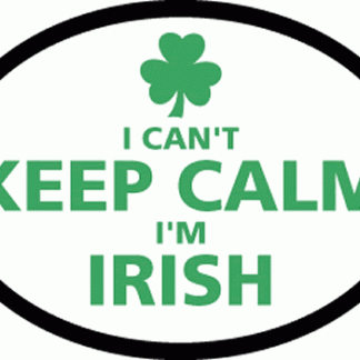 irish calm sticker