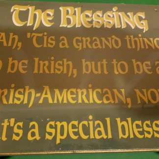 irish blessing plaque