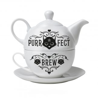 Purrfect Brew Tea For One Set.
