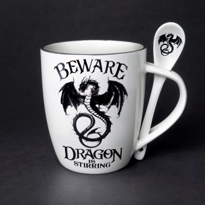 beware dragon cup & spoon