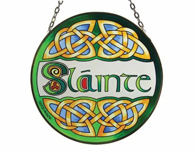 slainte stained glass